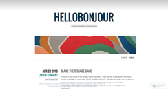 Desktop Screenshot of hellobonjour.ca